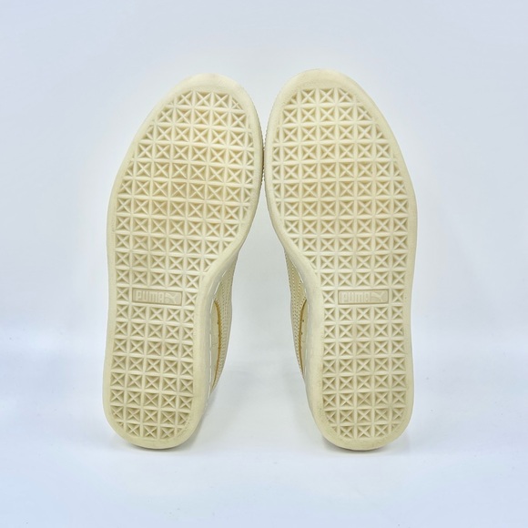 Puma Suede ‘50th Anniversary’ Gold Leather Sneakers 367297 Kids Juniors Sz 6.5c - Picture 10 of 14